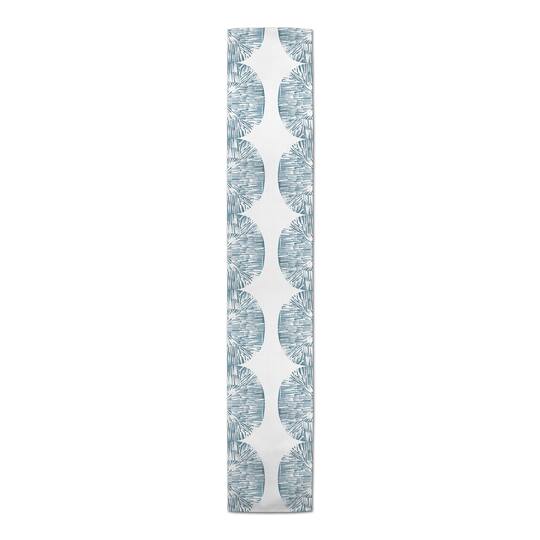 90" Abstract Shell Shape Cotton Twill Runner